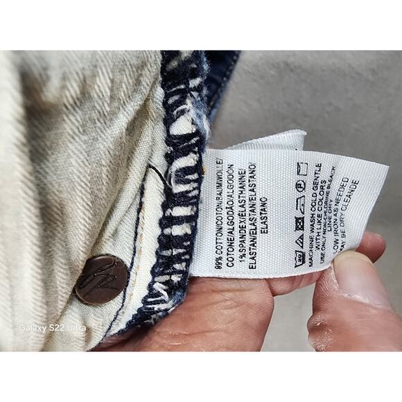 We The Free Womens Denim Skirt Size 26 Micro Mini Bare Back 90s Y2K‎ Concert - Picture 7 of 7